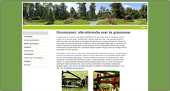Desktop Screenshot of grasmaaiers.net